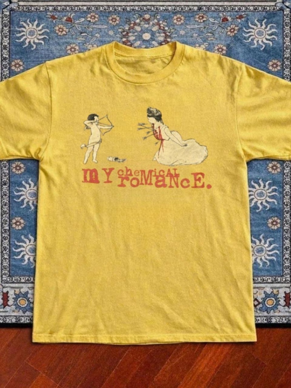Gildan Yellow My Chemical Romance Graphic Tee